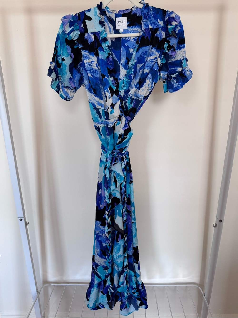 Misa Los Angeles Wrap Maxi Dress